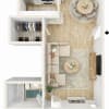 Floor plan: Studio Bed Studio Bath