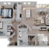 Floor plan: 2x2B4