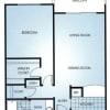 Floor plan: 1 Bedroom