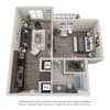 Floor plan: 1 Bedroom