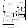 Floor plan: 2 Bedroom 2 Bath