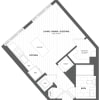 Floor plan: 0A - Studio