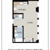 Floor plan: Portland (Studio A60)