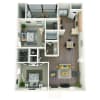 Floor plan: B1 - Lexington