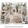 Floor plan: B1 Baltimore