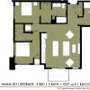 Floor plan: The Backyards - Hamm (D1) - Upgrade