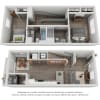 Floor plan: The Nest - Evolve Townhomes