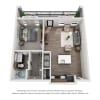 Floor plan: Arbor Hills 2A1