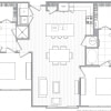Floor plan: 2 Bed/2 Bath-B2