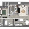 Floor plan: Willow Park Apartments
