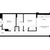 Floor plan: 2 Bed - 1 Bath | bj3 - Weiler