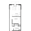 Floor plan: Studio (626 SF)