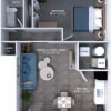 Floor plan: 1BR/1BA Standard