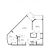 Floor plan: A10D 1Dx1