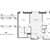 Floor plan: Everton 2 Bed/2 Bath-2D
