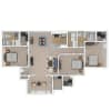 Floor plan: Manor with Sunroom - C2B