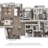 Floor plan: Arbor Hills 2BS4