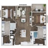Floor plan: B4B