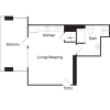 Floor plan: Studio-D