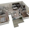 Floor plan: 2 BR Grand Courtyard