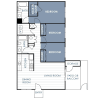Floor plan: 3 Bedroom 2 Bathroom