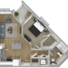 Floor plan: AM12-710