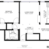 Floor plan: 1 Bed 1 Bath