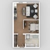 Floor plan: Urban 1x1