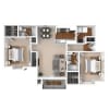 Floor plan: Georgian - B2C