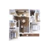 Floor plan: 2-B2-Sunup