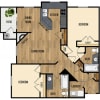 Floor plan: San Gabriel