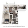 Floor plan: The Carmichael (Workforce Housing)