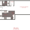Floor plan: Studio