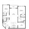 Floor plan: B17-D 2Dx2