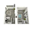 Floor plan: 1x1 TH