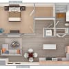 Floor plan: A2-A2A-A2S-741-841