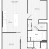 Floor plan: 2 Bed/2 Bath-A East Medley