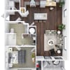 Floor plan: One Bedroom