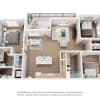 Floor plan: 3x2