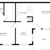 Floor plan: Small 1 Bedroom