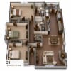 Floor plan: C1