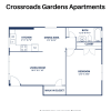 Floor plan: One Bedroom