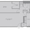 Floor plan: 1 Bed/1 Bath-A18