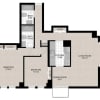 Floor plan: 2-BR/2BA