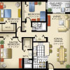 Floor plan: Model F