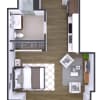 Floor plan: Studio- G