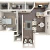 Floor plan: 1D Renovated