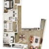 Floor plan: B1 ADA