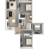 Floor plan: Three Bedroom Two Bathroom