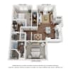 Floor plan: B1 Renovated